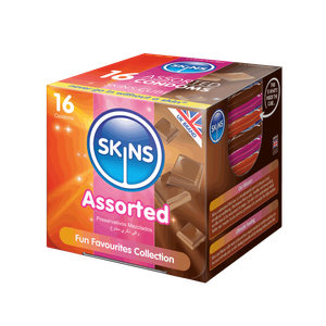 SKINS Assoted Condoms 16's Pack